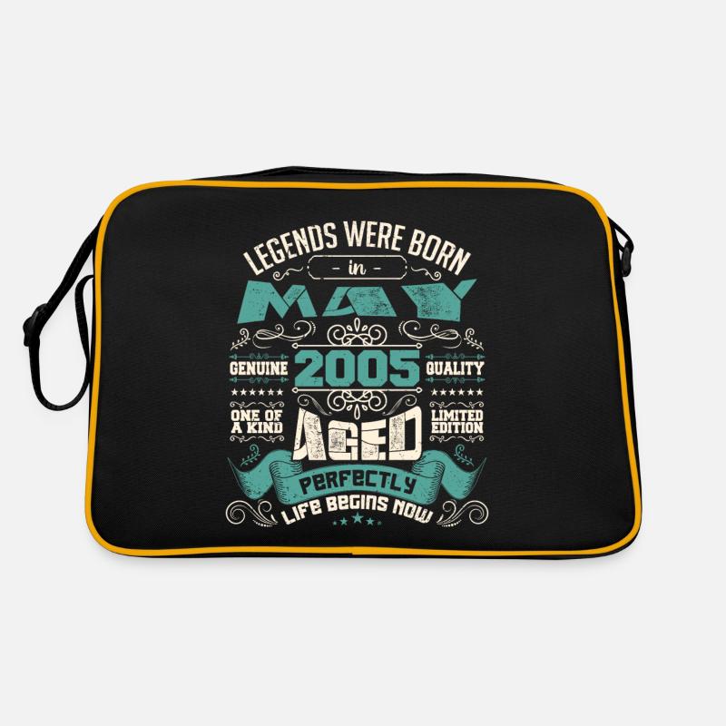 Legends wurden im Mai 2005 geboren | Limitierte Auflage Retro Tasche