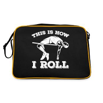 Fun Pole Vault Pole Vault Pole Vault - Retro Bag - black/gold - Back