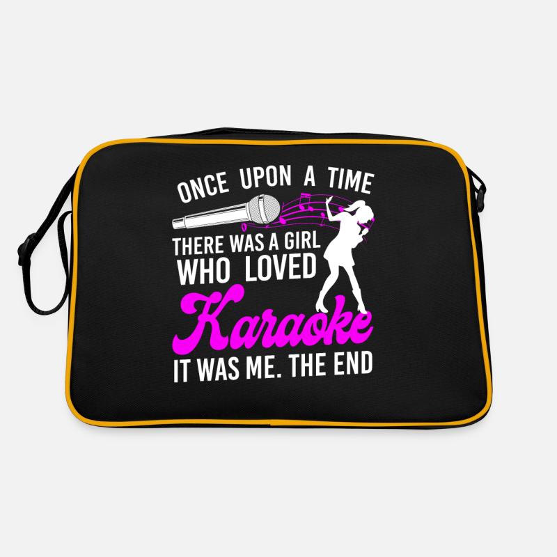 Karaoke Singer Once Upon A Time Retro Tasche