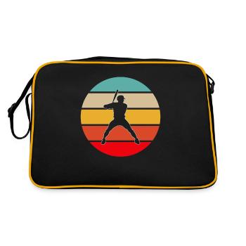 Baseball Rétro - Sac Retro - noir/or - Dos