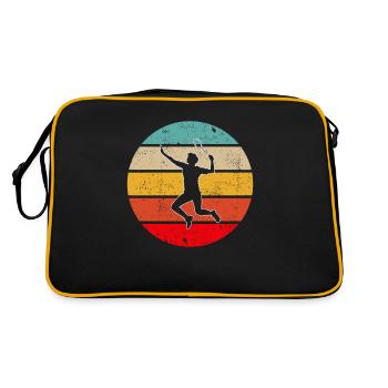 Badminton Rétro - Sac Retro - noir/or - Dos