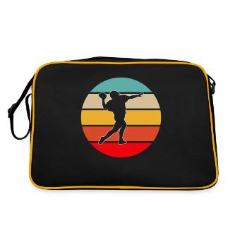 Football Retro - Retro Bag - black/gold - Back