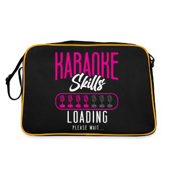 Karaoke Singer Karaoke Skills - Retro Tasche - Schwarz/Gold - Hinten