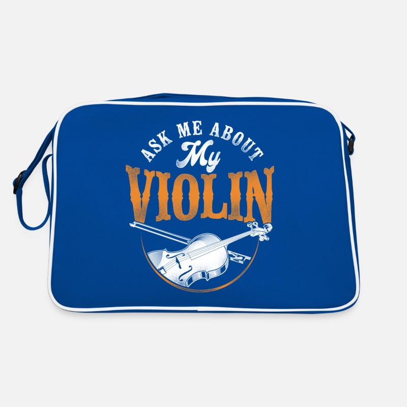 Violon Violoniste Vintage Demandez-moi Sac Retro