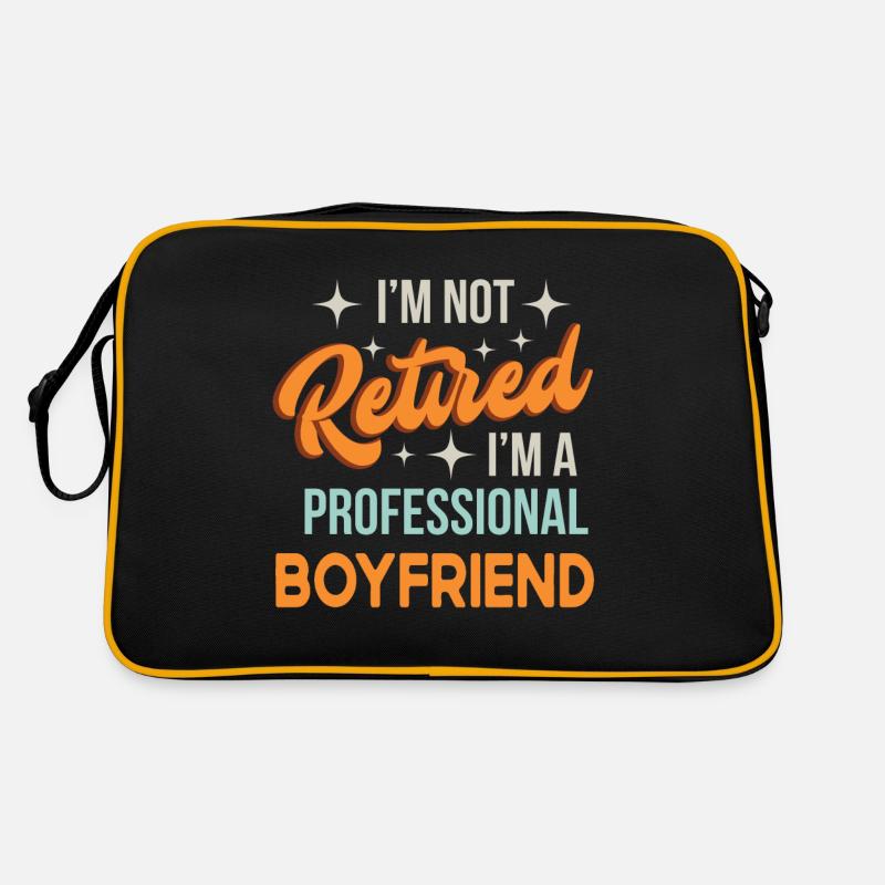Ich bin nicht im Ruhestand Ich bin B Professional Freund Retro Tasche