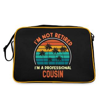 I'm Not Retired I'm C Professional Co-Worker - Retro Bag - black/gold - Back