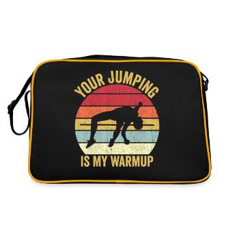 Fun Pole Vault Pole Vault - Retro Bag - black/gold - Back