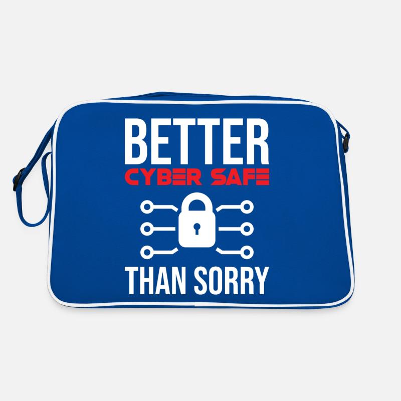 Cybersecurity Computersicherheit Cybersecurity Retro Tasche