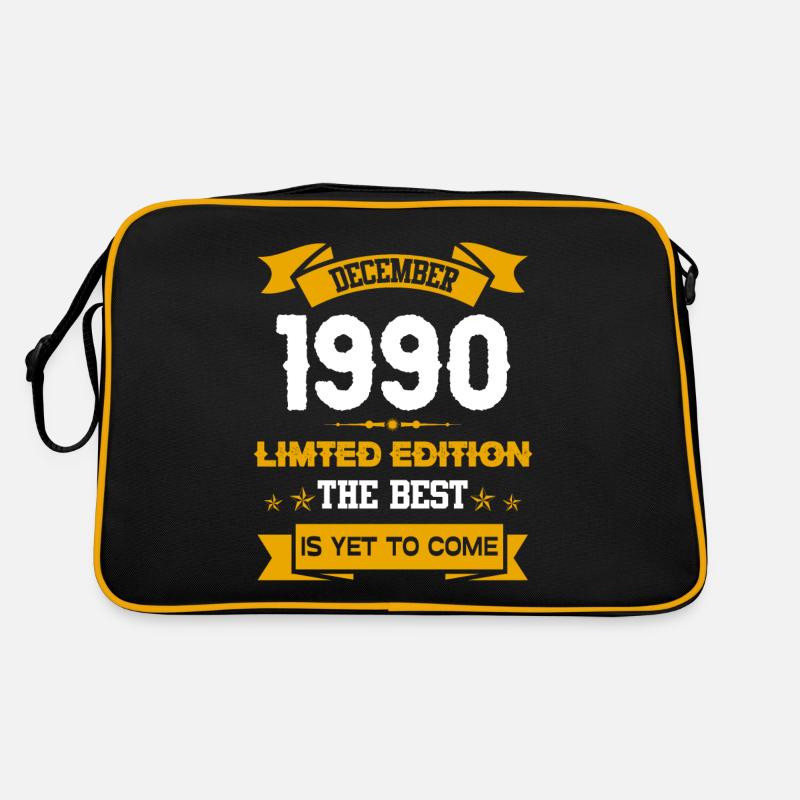 Dezember 1990 Geburtstagsgeschenk Retro Tasche