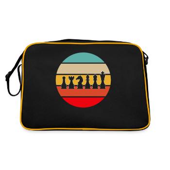 Échecs Rétro - Sac Retro - noir/or - Dos