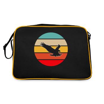 Eagle Retro - Retro Bag - black/gold - Back