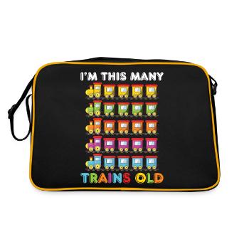 5ème anniversaire, 5 ans trains Lok Kids Boy Boy train - Sac Retro - noir/or - Dos