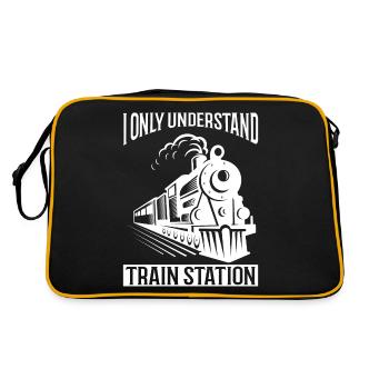 Train Modellbauer, Modelllokomitive Lok Lokomotive - Sac Retro - noir/or - Dos