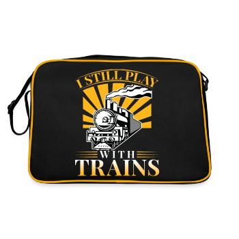 Train Modellbauer, Modelllokomitive Lok Lokomotive - Sac Retro - noir/or - Dos
