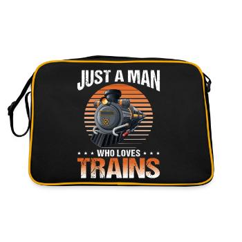 Train Modellbauer, Modelllokomitive Lok Lokomotive - Sac Retro - noir/or - Dos