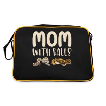 Drôle de boule Python Serpent - Sac Retro - noir/or - Dos