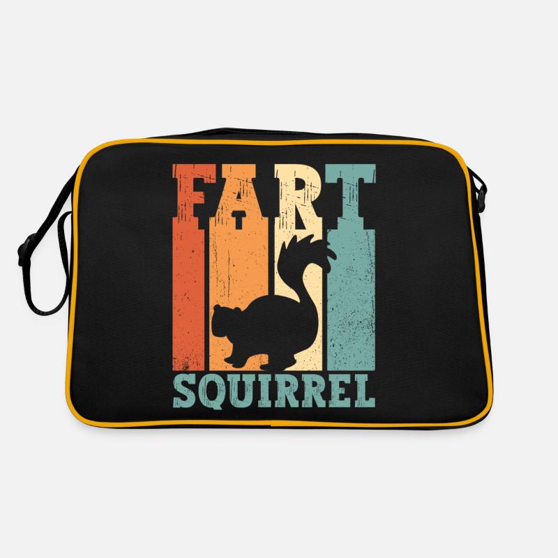 Funny Skunk Fart Squirrel Retro Retro Bag
