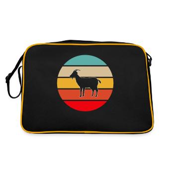 Chèvre Rétro - Sac Retro - noir/or - Dos