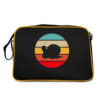 Snail Retro - Retro Bag - black/gold - Back