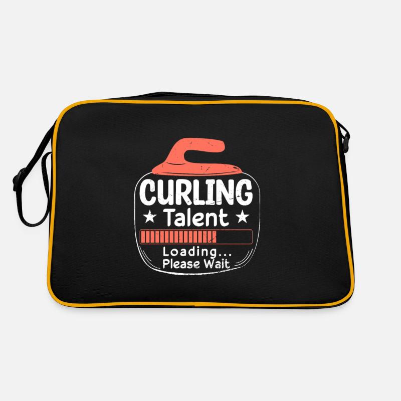 Curling Talent Loading Retro Tasche