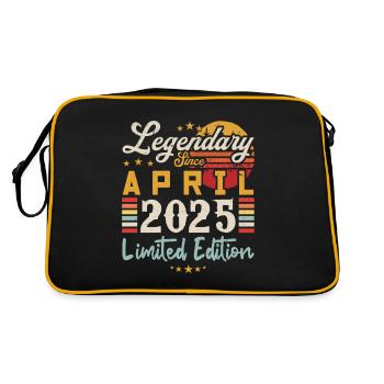 Legendary Since April 2025 | Limited Edition - Retro Bag - black/gold - Back