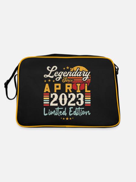 Legendary Since April 2023 | Limited Edition - Retro Bag - black/gold - Back