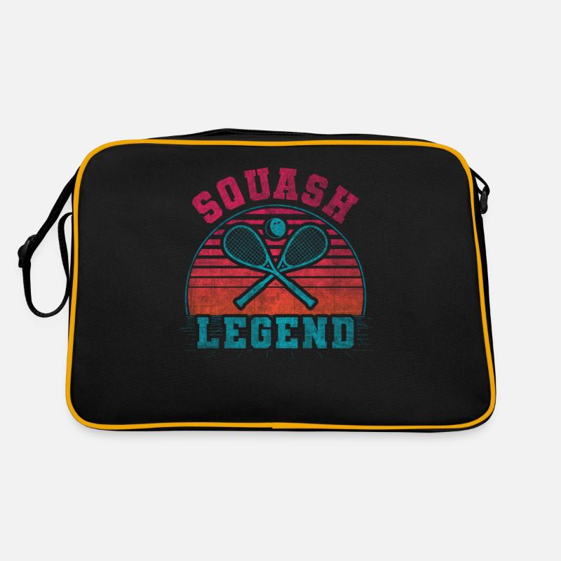 Cool Retro Crossing Rackets Squash Legend Retro Bag