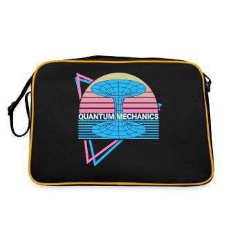Quantum Mechanics Physics Retro - Retro Bag - black/gold - Back