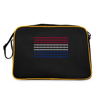 Drapeau des Pays-Bas - Sac Retro - noir/or - Dos