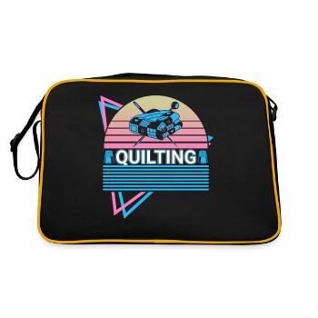 Quilting Quilter Retro - Retro Bag - black/gold - Back