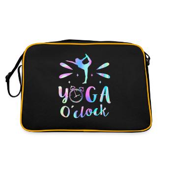 YO:GA O’Clock Yoga - Sac Retro - noir/or - Dos