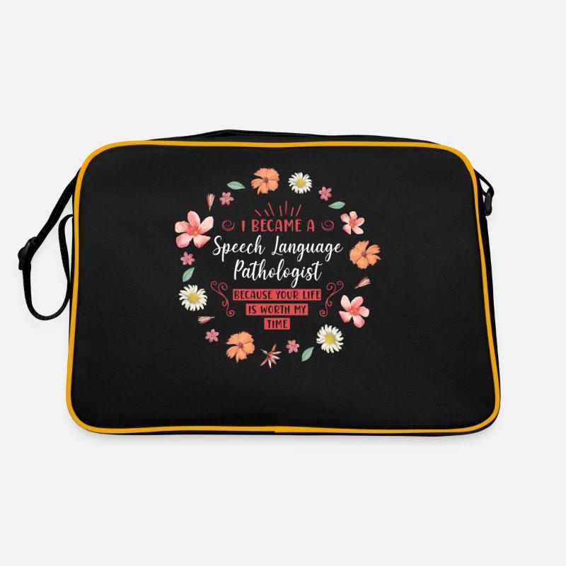 Speech Therapist Therapy Assistant Retro Bag