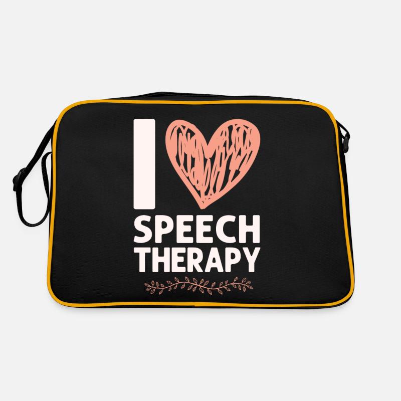 Speech Therapist Therapy Assistant Retro Tasche
