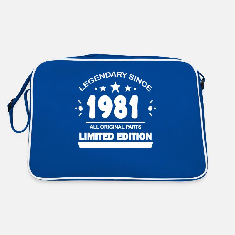 1981 - Né 1981 - Année de construction 1981 Sac Retro