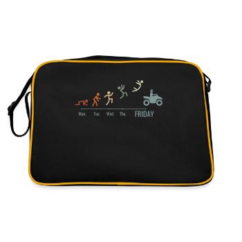 Quads VTT-Quad-Bike Week-end Quadbike - Sac Retro - noir/or - Dos