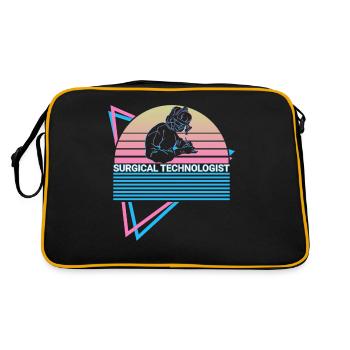 Technologue en chirurgie Rétro - Sac Retro - noir/or - Dos