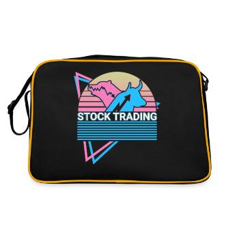 Trading d’actions Stock Traders Rétro - Sac Retro - noir/or - Dos