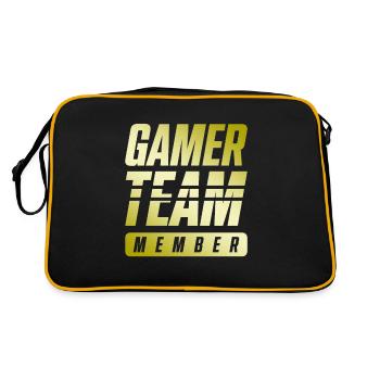 Équipe de joueurs - Sac Retro - noir/or - Dos