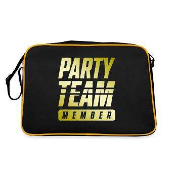 Party Team - Retro Bag - black/gold - Back