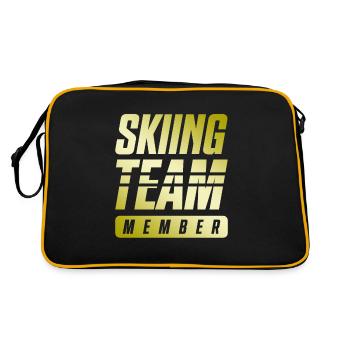 Skiing Team - Retro Bag - black/gold - Back
