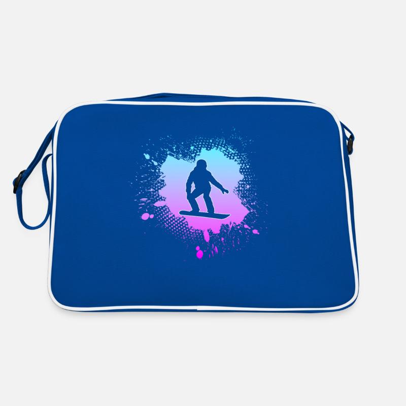 Snowboarding Retro Tasche