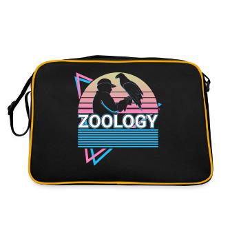 Zoologie Zoologiste Rétro - Sac Retro - noir/or - Dos