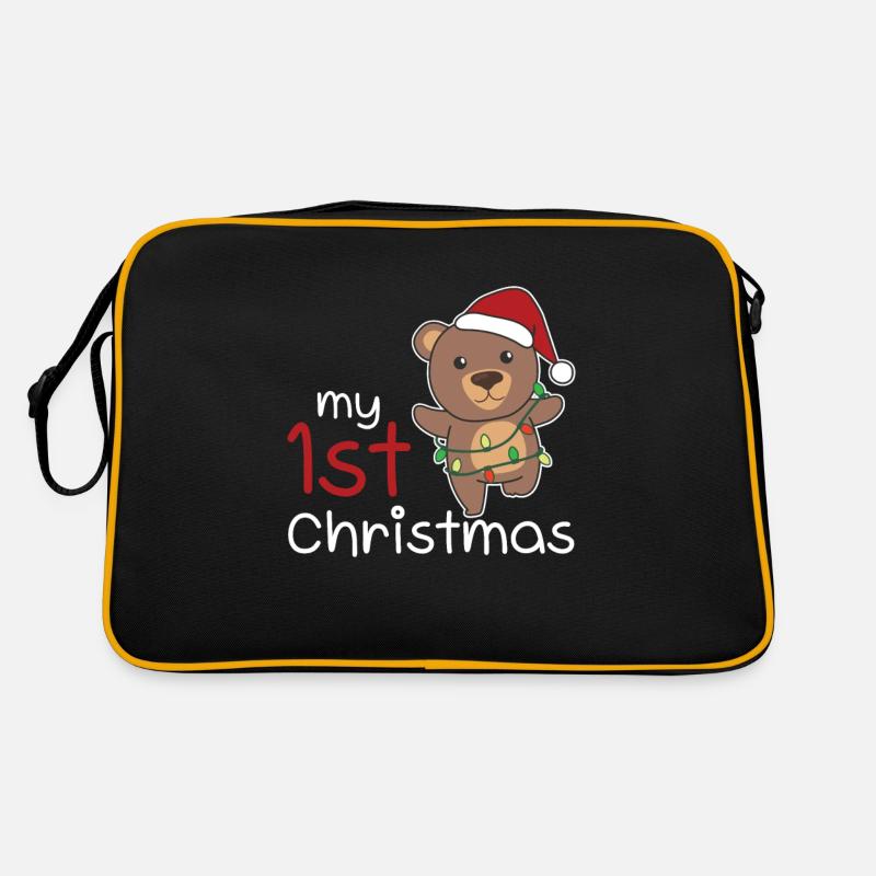 Ours de Noël Ours mon 1er Noël Sac Retro