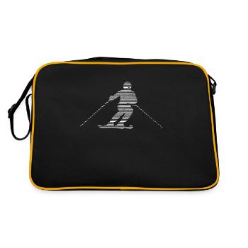 Ski - Retro Bag - black/gold - Back