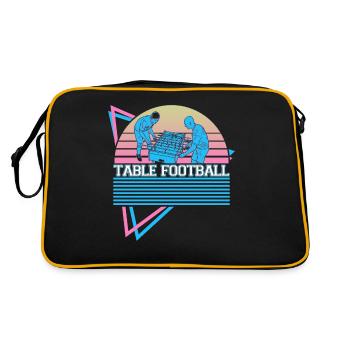 Joueur de baby-foot rétro - Sac Retro - noir/or - Dos