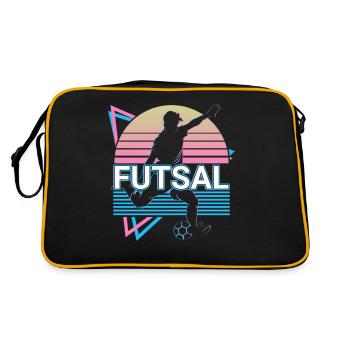 Futsal player retro - Retro Bag - black/gold - Back
