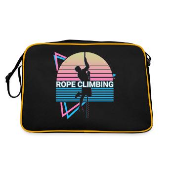 Escalade sur corde Grimpeur de corde rétro - Sac Retro - noir/or - Dos