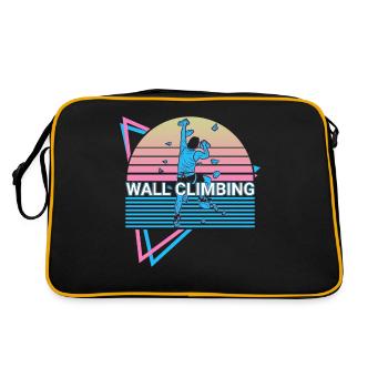 Escalade murale Wall climber rétro - Sac Retro - noir/or - Dos