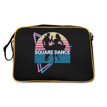 Danse carrée Danse carrée Rétro - Sac Retro - noir/or - Dos