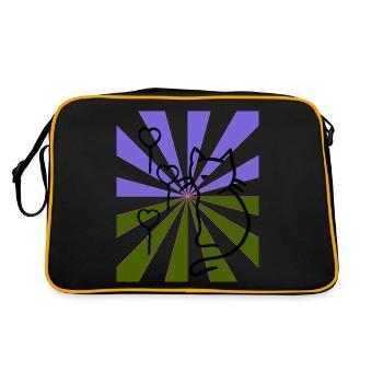 Radiate Cat Cat Soft Kitten Xmas Child - Retro Bag - black/gold - Back